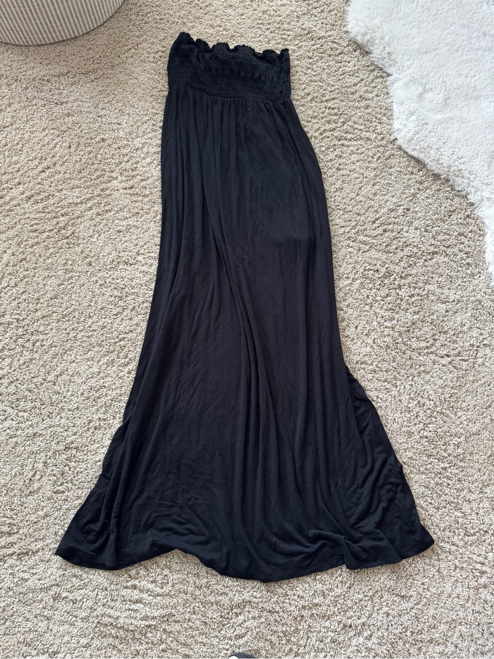 silence + noise Black Strapless Maxi Dress